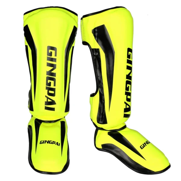 Youth/Adult Kids MMA Boxing Shin Guards Instep Kickboxing Ankle Support Equipment Karate Protectors Sanda Muay Thai Leggings DEO - Image 2
