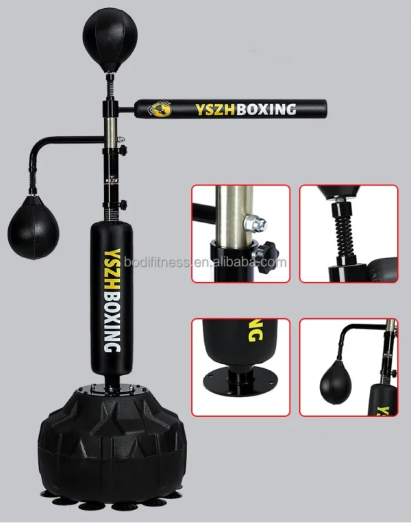 Gym Equipment Boxing Equipment Spin Bar Free Standing Boxing Bag - Image 3
